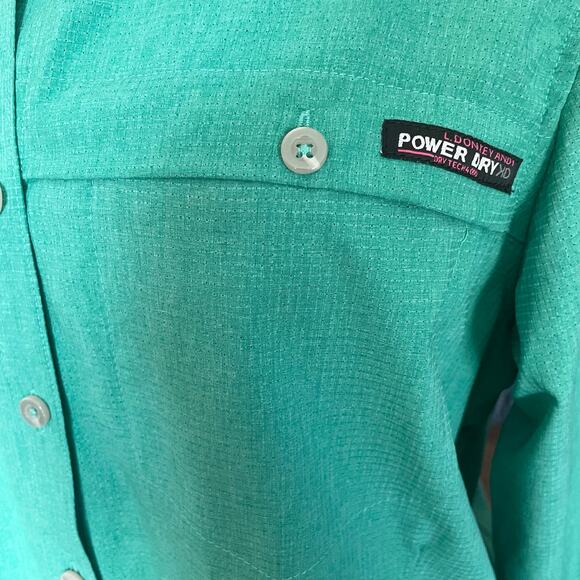 Little Donkey Andy Button Up Shirt Womens MED Dry Tech UPF50+ Fishing Camping - Picture 7 of 14